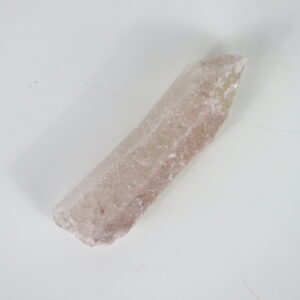 Pink Powder Candle Quartz uit Inner Mongolia met lichtroze suikerlaag