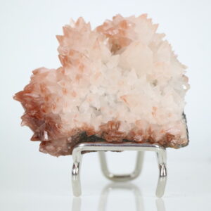 Chocolade Dogtooth Calciet cluster met kleurverloop van bruin naar wit, 66 gram, uit de Leiping Mijn, China.