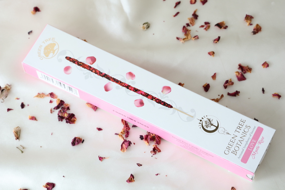 Green Tree Botanics Love Mystic Rose wierook verpakking