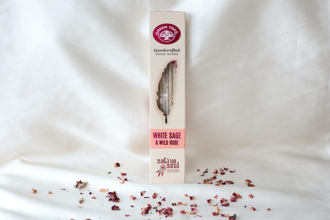 Green Tree Native Soul White Sage & Wild Rose wierook verpakking