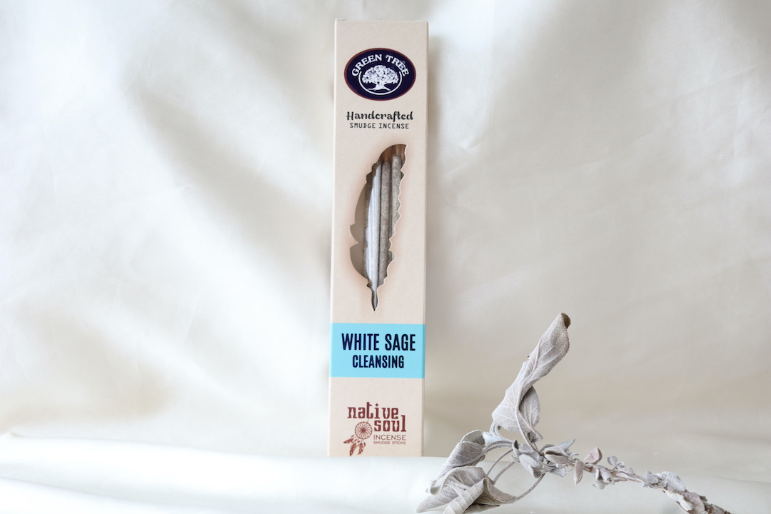 Green Tree White Sage Cleansing Native Soul wierook verpakking